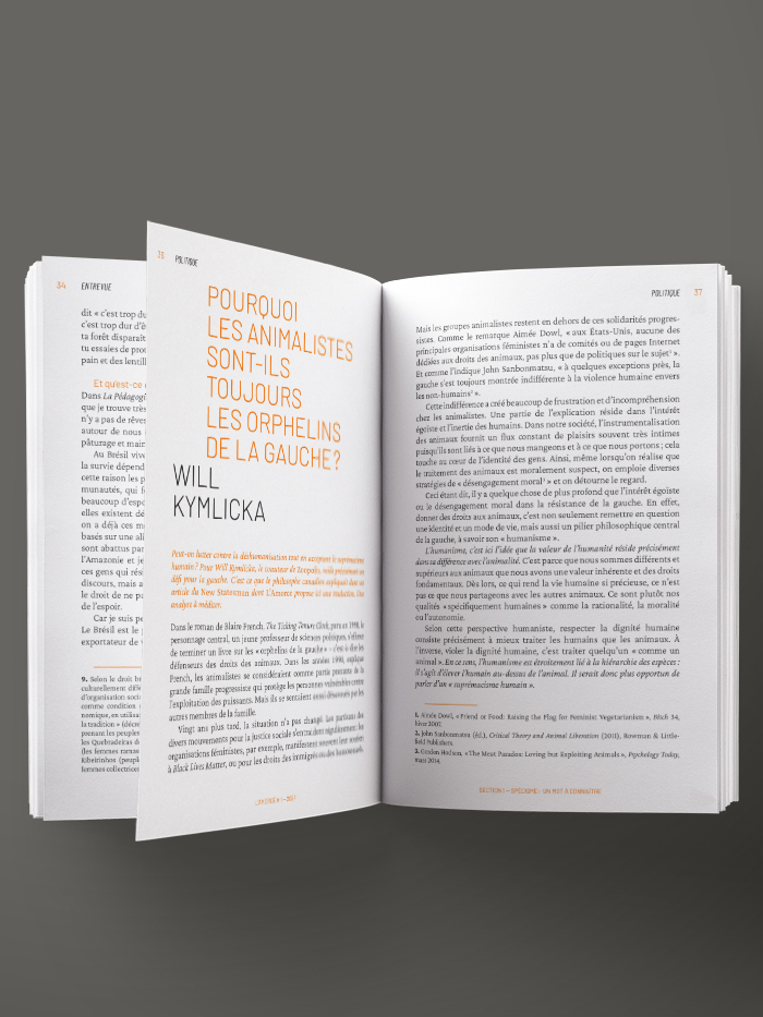 Will Kimlycka, Pourquoi les animalistes sont-ils toujours les orphelins de la gauche ?