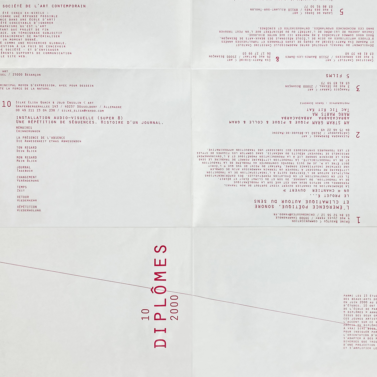 affiche diplômes verso