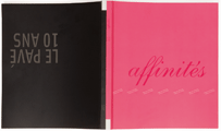 Couvertures du catalogue Affinits + Le Pav 10 ans