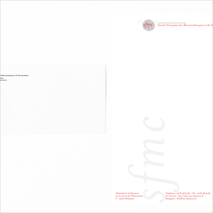 Enveloppe et tte de lettre